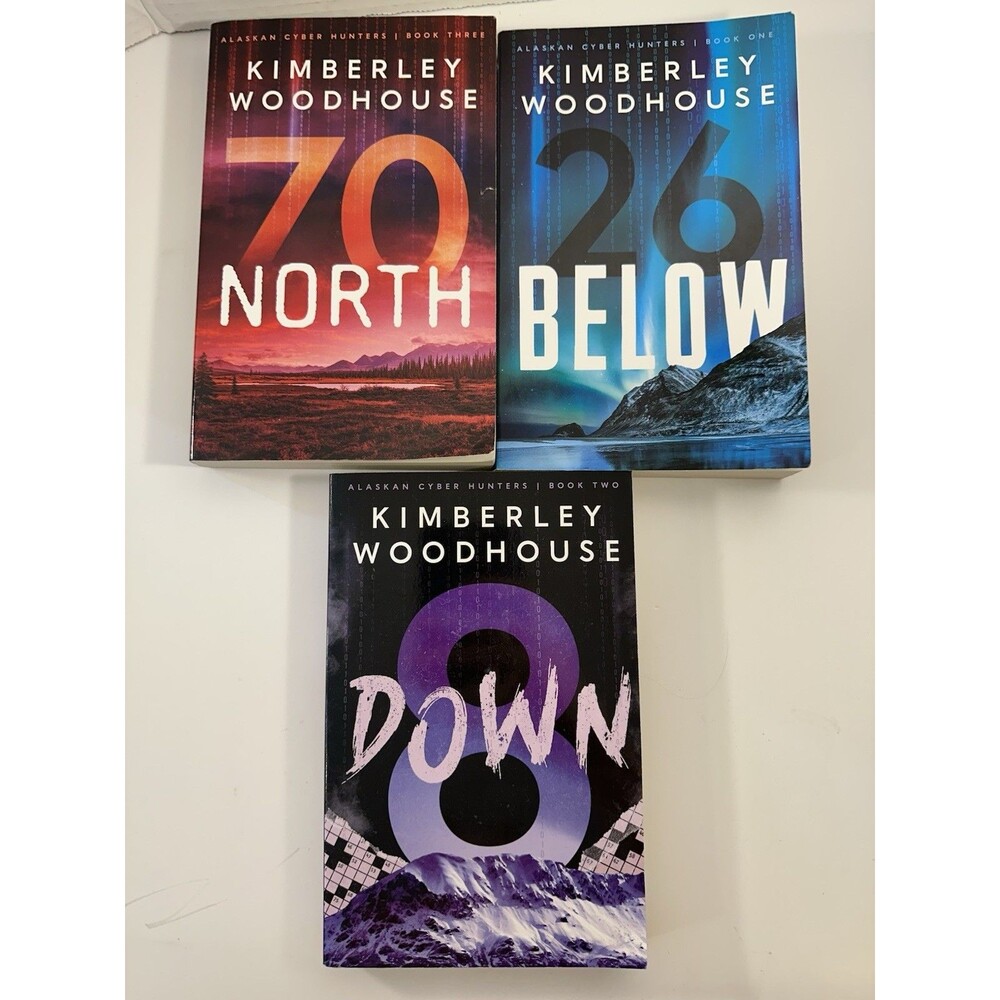 Kimberley Woodhouse Alaskan Cyber Hunters Lot Of 3 Paperback Books Used